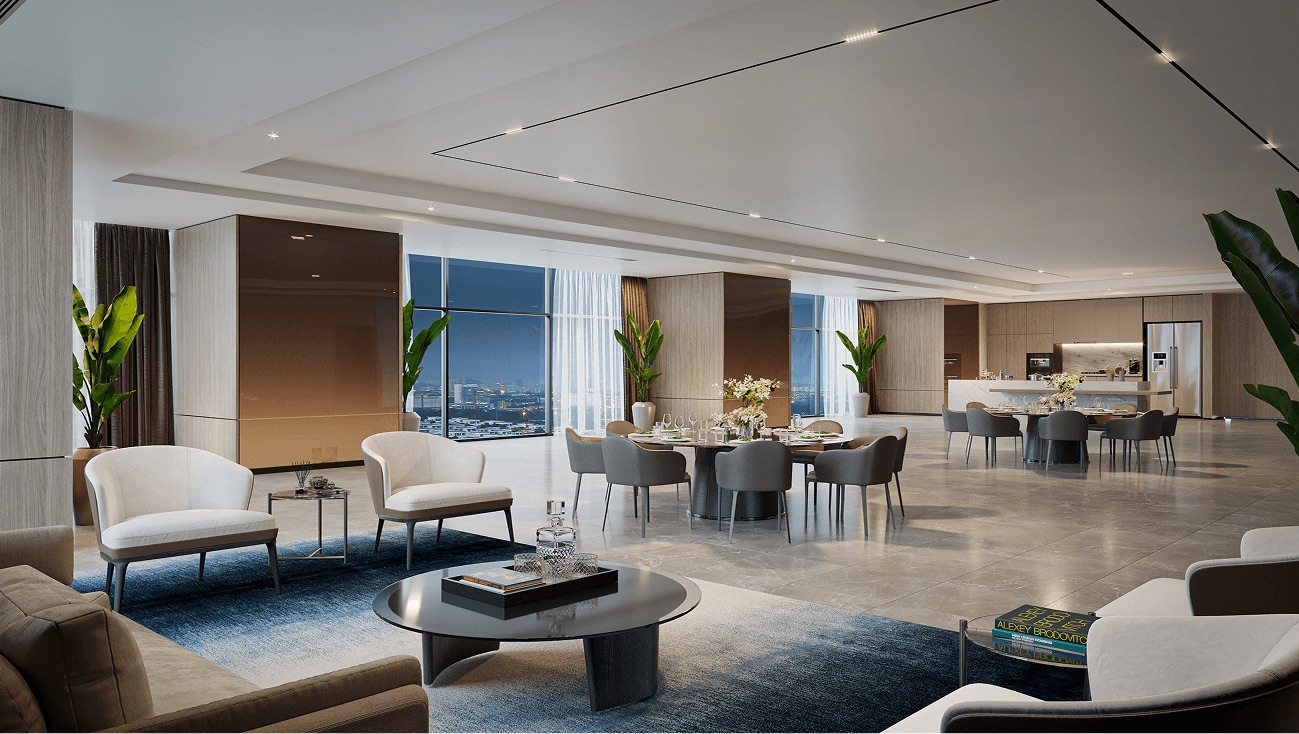Royal Suites function room for resident gatherings
