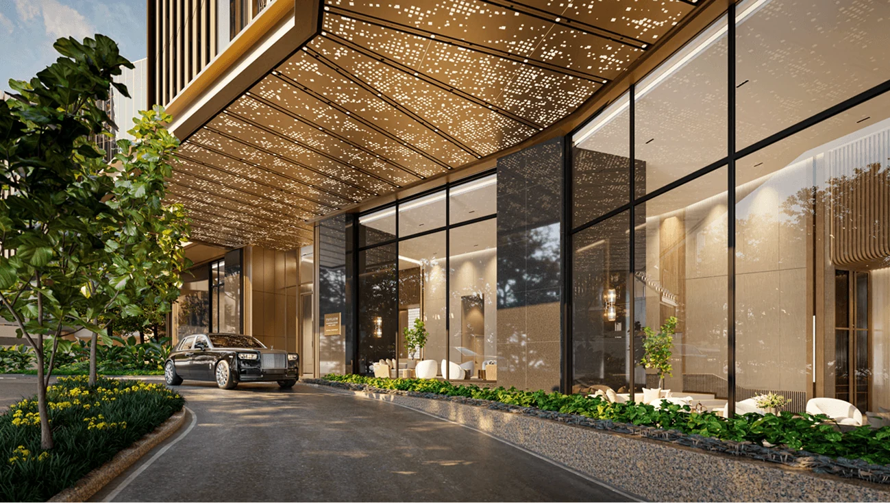 Imperial Residences arrival entrance